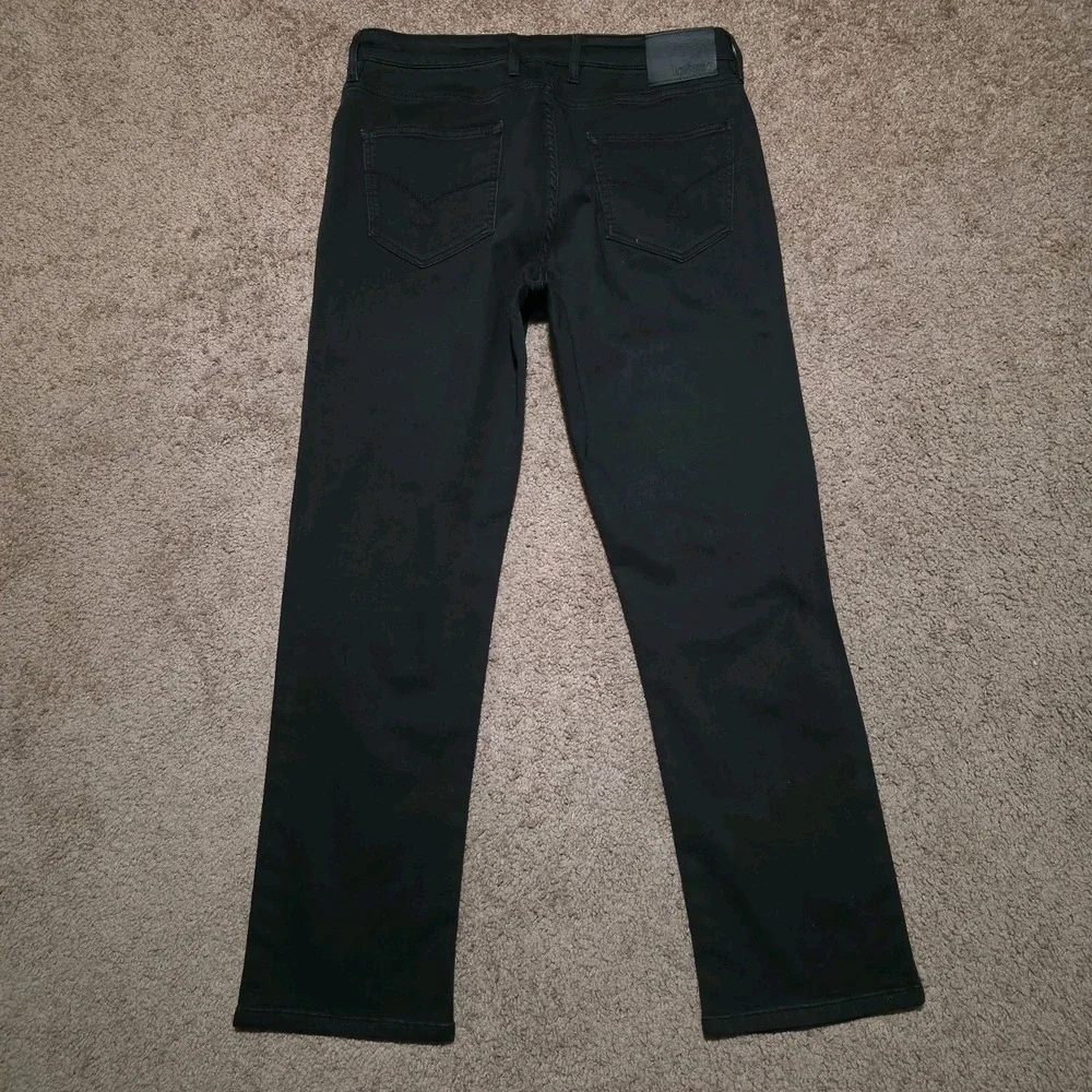 Jack of Spades High Roller Jeans Mens 35 x 30 Black Comfort Fit Straight Leg